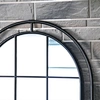 arch mirror window pane